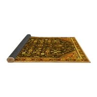 Ahgly Company Indoor Rectangle Персийски жълти традиционни килими, 2 '5'