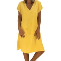 Жени летен стил Feminino Vestido тениска памук ежедневни плюс размер Дамска рокля Забележка Моля, купете един или два размера