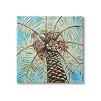 Ступел индустрии модерни Палмово дърво живопис живопис галерия увити платно печат стена изкуство, дизайн от Лиза Спарлинг
