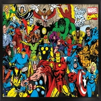 Marvel Comics - Retro Lineup Wall Poster, 14.725 22.375