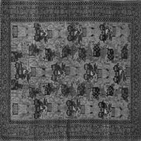 Ahgly Company Indoor Rectangle Animal Grey Traditional Area Rugs, 8 '10'