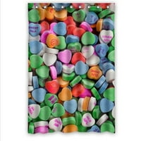 Ganma Colorful Candy душ завеса полиестер тъкан за баня за баня душ завеса