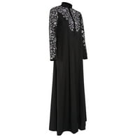 Летни ежедневни дамски рокли с къси ръкави жени мюсюлманска рокля Кафтан арабски джилбаб абая Ислямска дантелена шева Макси рокля