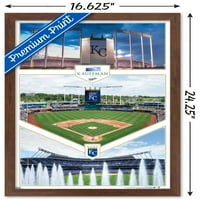 Канзас Сити Роялс-Плакат На Стадион Кауфман, 14.725 22.375
