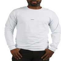Cafepress - Минималистичен. Тениска с дълъг ръкав - тениска на един единствен памучен памук с дълъг ръкав