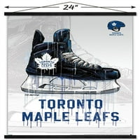 Toronto Maple Leafs - Плакат за капене на скейт с магнитна рамка, 22.375 34