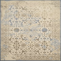 Обединени тъкачи Рострум бароков затруднен тъмносив тъкани полиестер олефин област килим или бегач