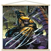 Marvel Comics - Wolverine - Wolverine Стенна плакат с дървена магнитна рамка, 22.375 34