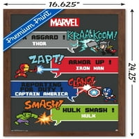Marvel Comics - Avengers - Bit Wall Poster, 14.725 22.375