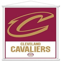 Кливланд Кавалиърс - лого плакат за стена с магнитна рамка, 22.375 34