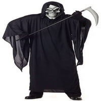 Възрастен мрачен жътвар Голям и висок костюм за Хелоуин 48-52