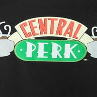 Приятели Мъжки централен Перк сън панталон и тениска комплект, размери с-2КСЛ