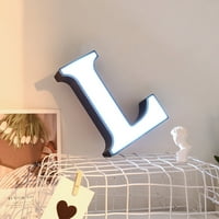 Zlekejiko светлини LED английски декор Creative Lamp Light Night Letter Letters Light LED светлина