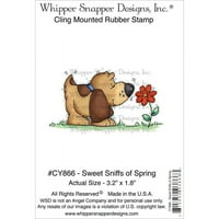 Whipper Snapper Cling Stamp 4 x6 -Сладки смъркане на пролетта, PK 1