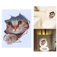 Котешки модел стикер тоалетна седалка Стикер за баня тапети Деколте