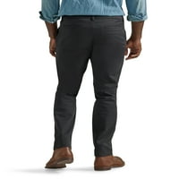 Лий® Мъжки легендарен плосък фронт тънък прав панталон с бръчки съпротива