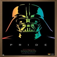 Star Wars: Saga - Darth Vader Pride Wall Poster, 22.375 34 рамки