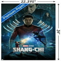 Marvel Shang -Chi и легендата за десетте пръстена - официален плакат за стена с един лист, 22.375 34