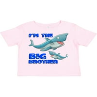 Inktastic Аз съм тениската за подарък за момче на Big Brother Shark