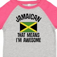 Inktastic Jamaica Awesome Jamaican Gift Toddler Boy или Thddler Girl тениска