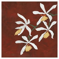 Колекция Руж флорални от Линда Дърво флорални платно изкуство