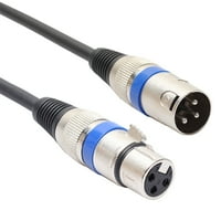 XLR мъж до женски 3 -пинов балансиран екраниран кабел за усилватели на миксери за микрофон