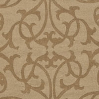 Импресии ИМ341Д ръчно изработен Светло кафяв килим
