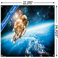 Постер за стена на космическата разходка с пултове, 14.725 22.375