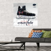 Вашингтонски столици - Плакат за капково скейт, 22.375 34