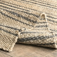 килим от пясъчна Юта, 5 '8', естествен