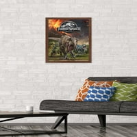 Jurassic World: Fallen Kingdom - Group Wall Poster, 14.725 22.375 рамки