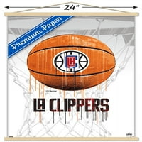 Лос Анджелис Клипърс - Prip Basketball 24 40 Плакат