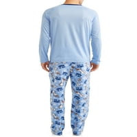Съвпадение семейна пижама Дисни замразени Мъжки 2-парче сън комплект