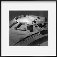 Снимка: Снимка на архитектурен модел на летище Темпелхоф, C1937, Берлин, Германия