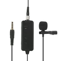 ZAQW Lavalier Microphone, EY -580S Намаляване на шума запис за запис на яка за запис на яка за микрофон на живо Vlog Интервю за